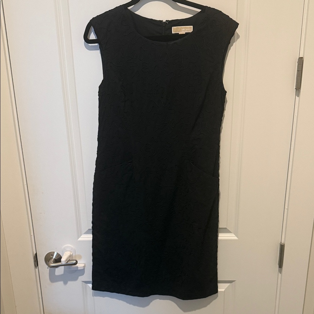 MICHAEL Michael Kors Black Textured Dress
